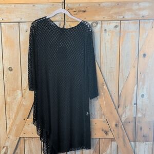 NWT.   JASON comfy Usa Open Weave Mesh Style Top , Shrug, Coverup.